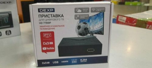 Приставка для цифрового ТВ DEXP HD 7789P