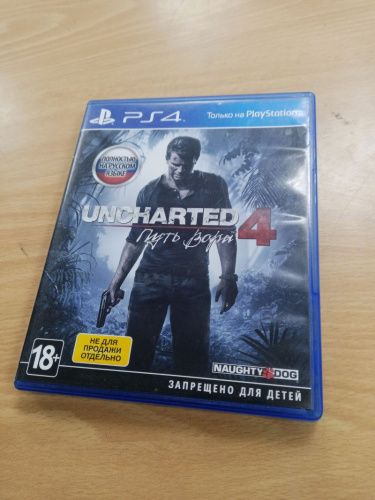 Диск PS4 Uncharted 4 пусть вора
