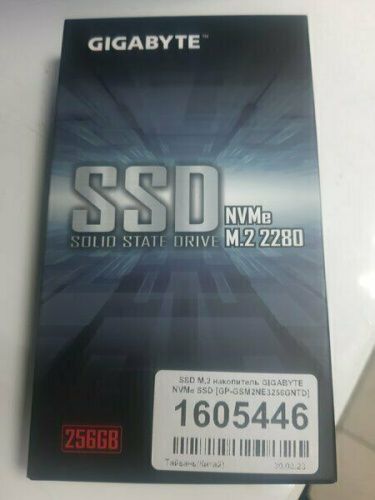 SSD M.2 накопитель GIGABYTE NVMe SSD 256 ГБ [GP-GSM2NE3256GNTD]