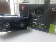 Видеокарта MSI GeForce RTX 4060 Ti VENTUS 2X BLACK 8Gb OC
